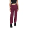 Cleré Purple Viscose Pant In Purple
