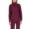 Cleré Purple Viscose Turtleneck In Burgundy