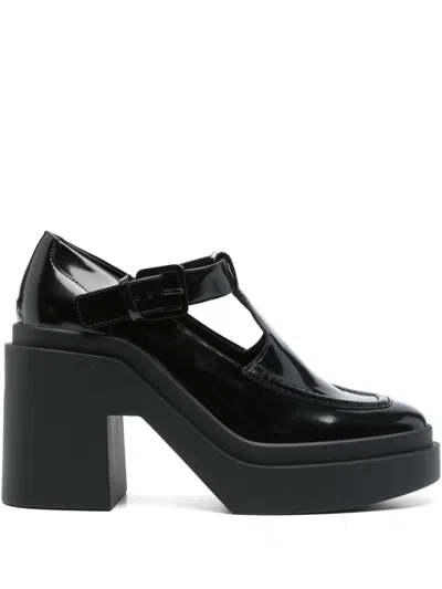 Clergerie 100mm Natcha Loafers In Gloss Mineral
