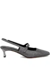 Clergerie 45mm Suziet Pumps In Gray