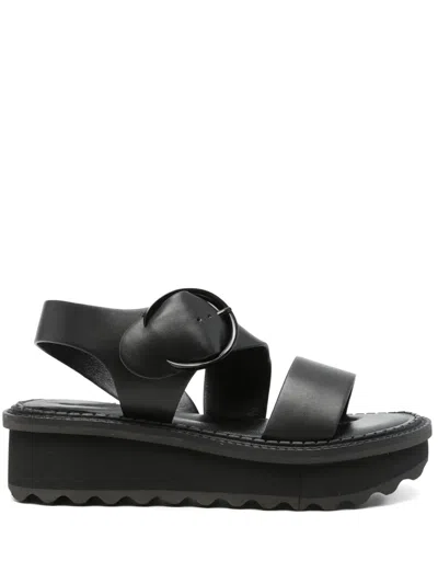 Clergerie 50mm Finley Sandals In Black