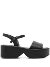 Clergerie 65mm Flowe Sandals In 黑色