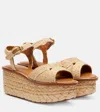 Clergerie Arty Raffia Platform Sandals