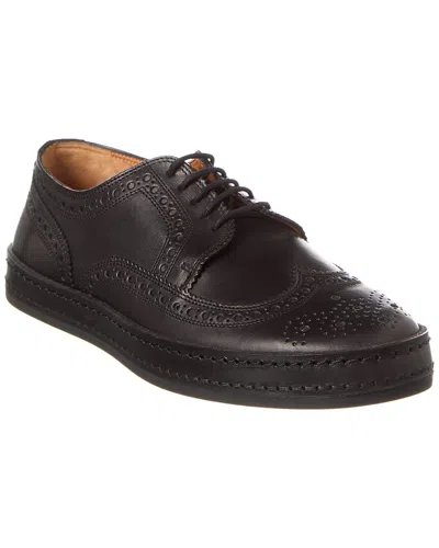 Clergerie Ava Leather Sneaker In Black
