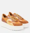 Clergerie Awake Leather Platform Sneakers In Brown