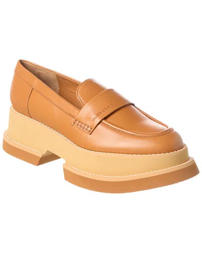 Clergerie Banel Leather Loafer In Red