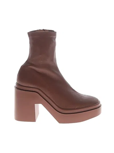 Pre-owned Clergerie Boots In Brown