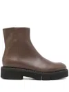 Clergerie Clover Leather Chelsea Boots In Rot