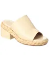 Clergerie Volfa Leather Platform Sandal In White
