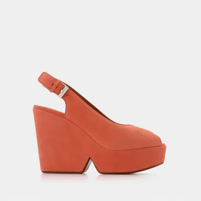CLERGERIE DYLAN9 SANDALS - CLERGERIE - ORANGE - LEATHER