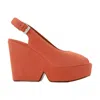 Clergerie Dylan9 Sandals In Orange