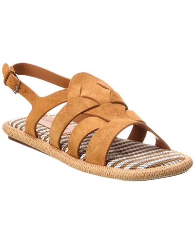 Clergerie Eilis Suede Sandal In Brown