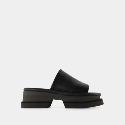 Clergerie Trouseroletten Faith Aus Leder In Black