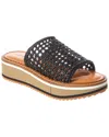 Clergerie Fausta Leather Platform Sandal In Black