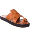 Clergerie Gia Leather Sandal In Multi