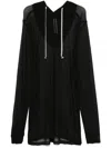 Rick Owens Semi-sheer Hoodie