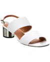 Clergerie Leonie Leather Sandal In White
