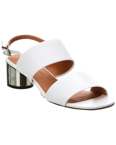 Clergerie Leonie Leather Sandal In White