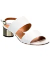 Clergerie Leonie Leather Sandal In White