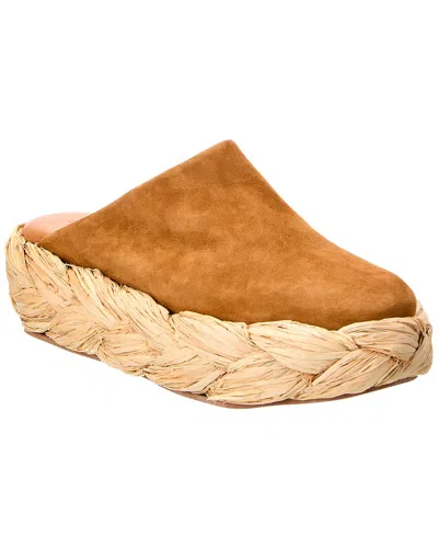 Clergerie Lim Suede Sandal In Brown
