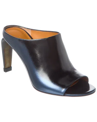 Clergerie Maeva Leather Sandal In Blue