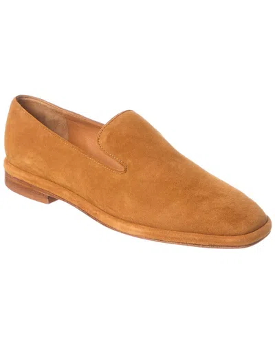 Clergerie Olympia Suede Loafer In Brown