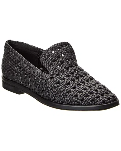Clergerie Omen Raffia Loafer In Black