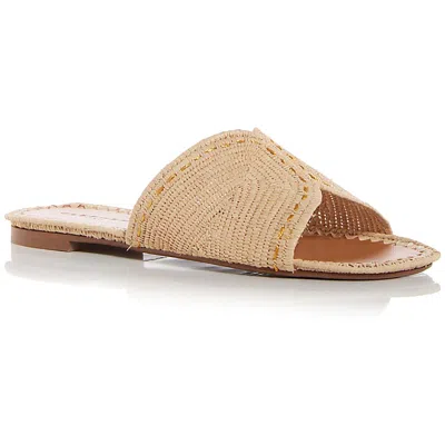 Clergerie Paris Ineni Womens Woven Manmade Slide Sandals