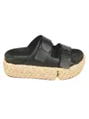 Clergerie Women's Qiana 2 Espadrille Platform Sandals In Black
