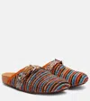 Clergerie Quinta Raffia Mules