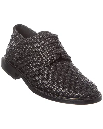 Clergerie Romane Raffia Oxford In Black