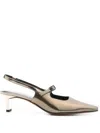 Clergerie Suzie Sling Back In Gbi Metglos