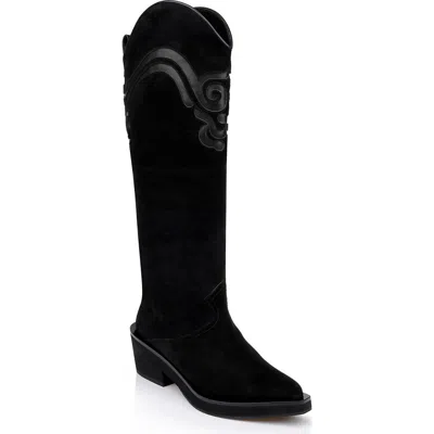 Clergerie Terens Western Boot In Black Crost
