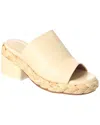 Clergerie Volfa Leather Platform Sandal In White