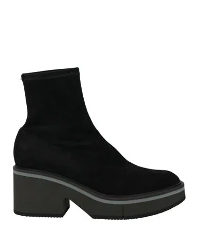 Clergerie Woman Ankle Boots Black Size 5.5 Leather
