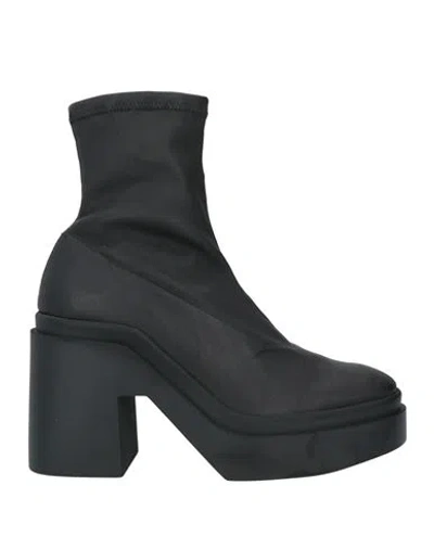 Clergerie Woman Ankle Boots Black Size 6.5 Lambskin