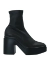Clergerie Woman Ankle Boots Black Size 7.5 Soft Leather In Black