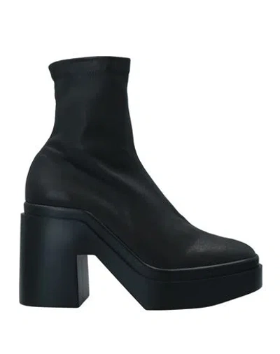 Clergerie Woman Ankle Boots Black Size 7.5 Soft Leather