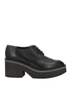 Clergerie Woman Lace-up Shoes Black Size 7.5 Lambskin In Black