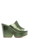 Clergerie Dolcy9 Sandals With Platform In Metallic