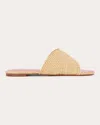Clergerie Women's Ineni Woven Slide Sandals In Neutrals