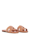 CLERGERIE WOMEN'S IVORY SLIDE SANDALS