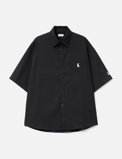 Clesste Hbx Exclusive – Short Sleeves City Uniform Shirt In Black