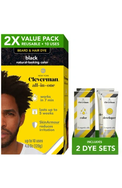 Cleverman 2x Pack Coarse & Coily Hair · Reusable Beard & Hair Dye Kit In Multi