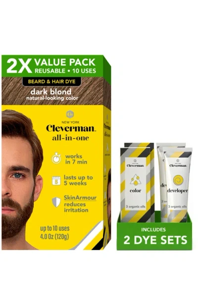 Cleverman 2x Pack Reusable Beard & Hair Dye Kit In Transparent