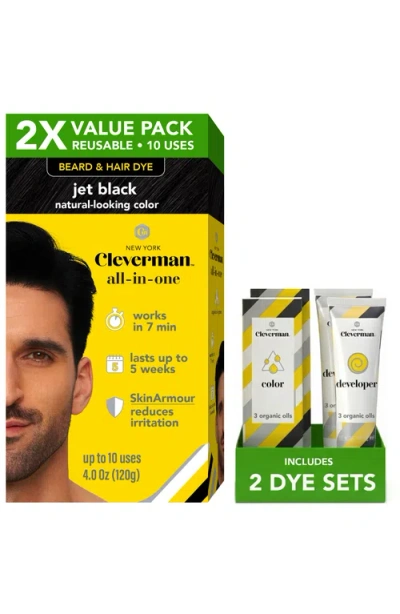 Cleverman 2x Pack Reusable Beard & Hair Dye Kit In Transparent
