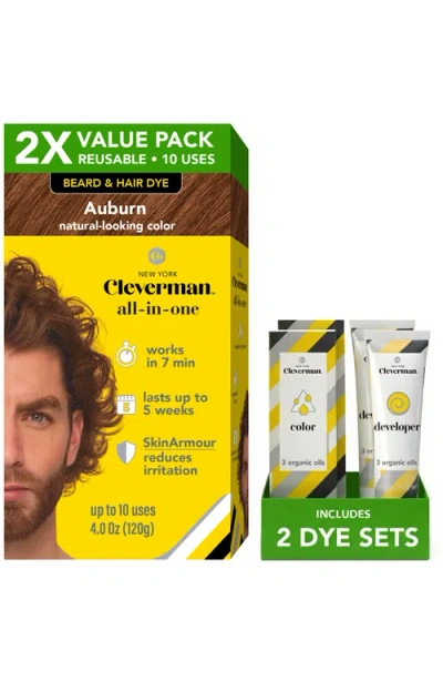 Cleverman 2x Pack Reusable Beard & Hair Dye Kit In Transparent