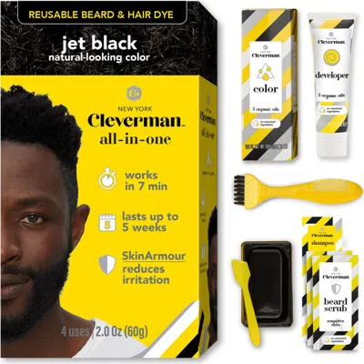 Cleverman Coarse & Coily Hair · Reusable Beard & Hair Dye Kit In Black