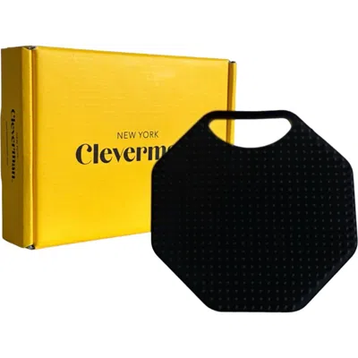 Cleverman Face Scrubber, Silicone Cleansing Brush & Soft Massager, All Skin Types In Black