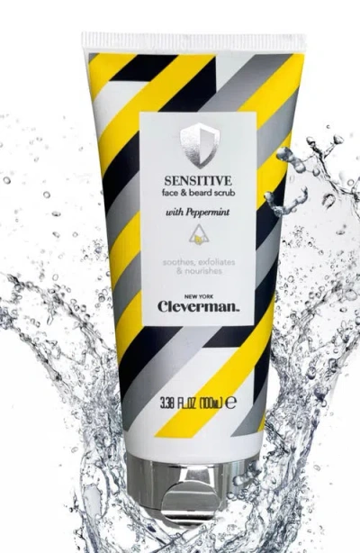 Cleverman Sensitive Face & Beard Scrub With Peppermint